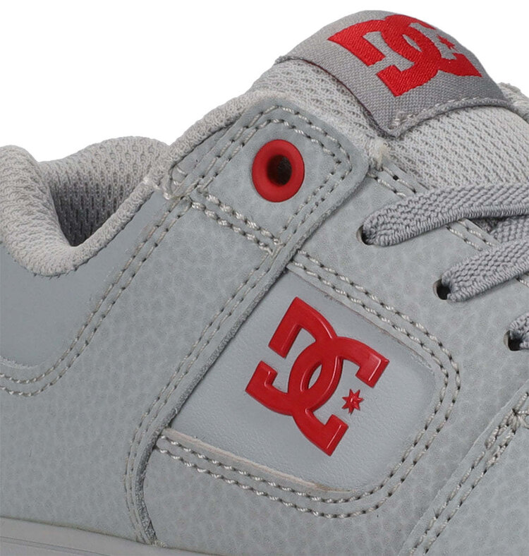 DC Dc Pure Elastic (Youth) | Grey/Grey/Red