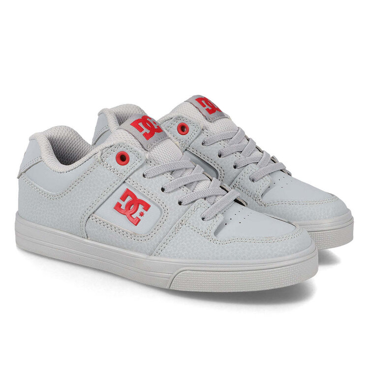 DC Dc Pure Elastic (Youth) | Grey/Grey/Red