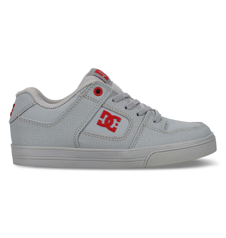DC Dc Pure Elastic (Youth) | Grey/Grey/Red