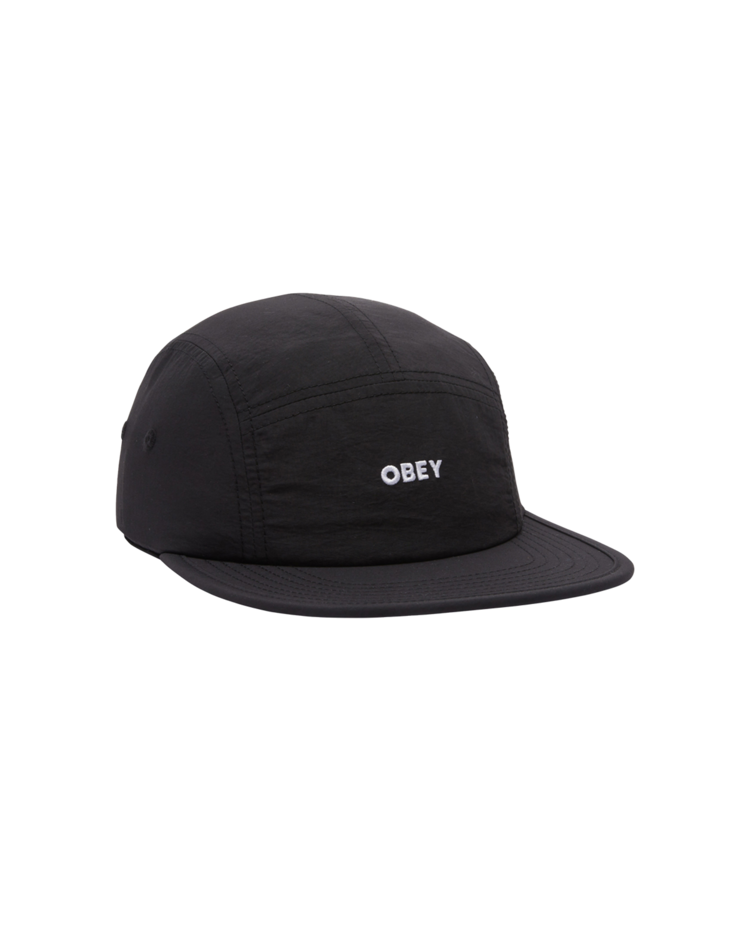 Obey Obey Bold Nylon Camp Cap (Mens) | Black