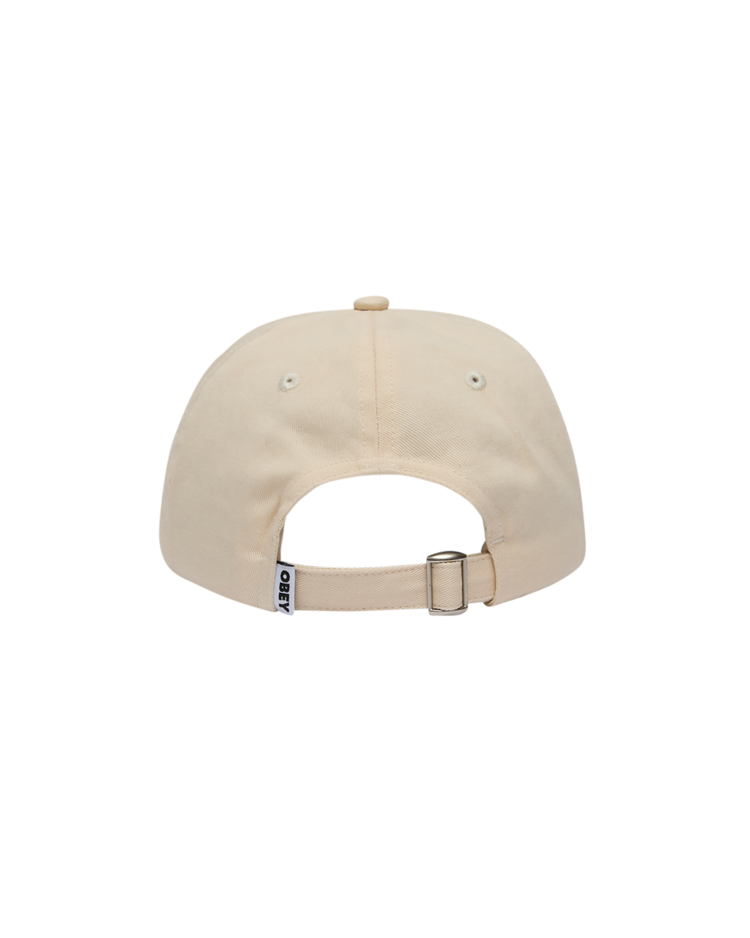 Obey Obey 2 Tone Bold 6 Panel Strapback (Mens) | Unbleached