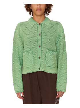 Obey Obey Sweet Marie Sweater (Womens) | Green