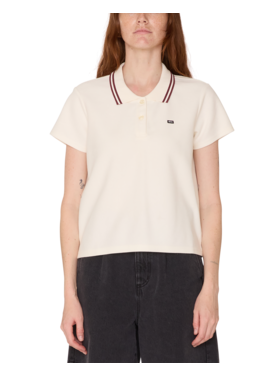 Obey Obey Dual Polo Ss (Womens) | Marshmallow