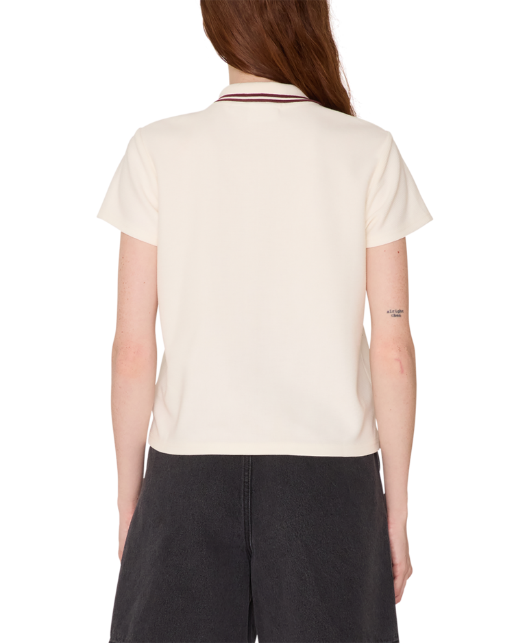 Obey Obey Dual Polo Ss (Womens) | Marshmallow