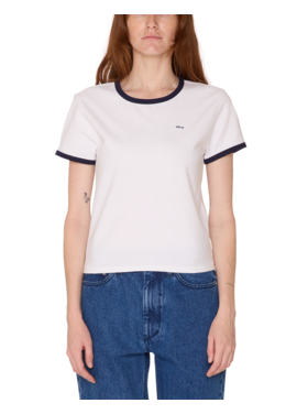 Obey Obey Tyler Ringer Ss Tee (Womens) | White