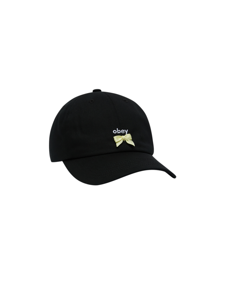 Obey Obey Loulou Strap Back Hat (Womens) | Black