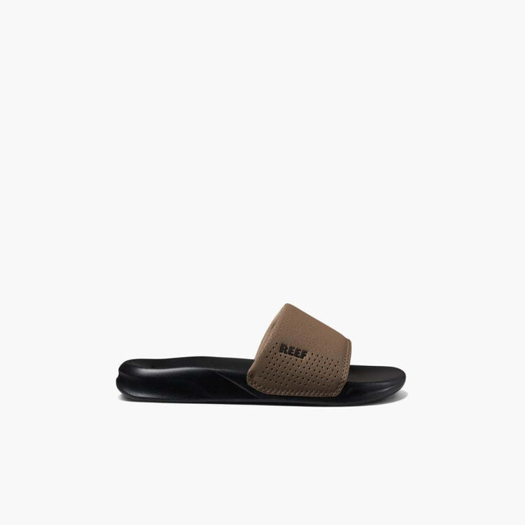 Reef Reef One Slide (Youth) | Black/Tan