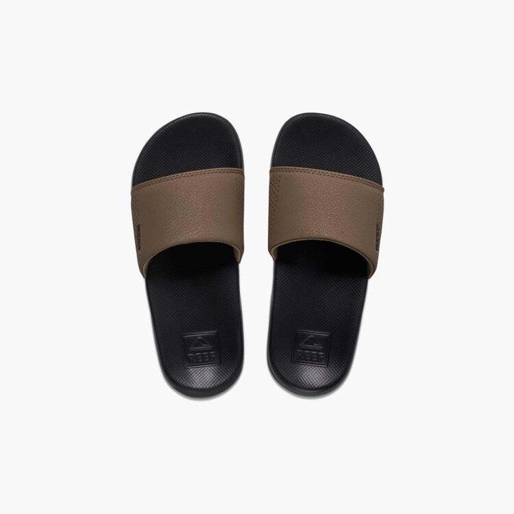 Reef Reef One Slide (Youth) | Black/Tan