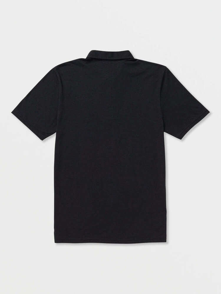 Volcom Volcom Banger S/S Polo (Mens) | Tinted Black