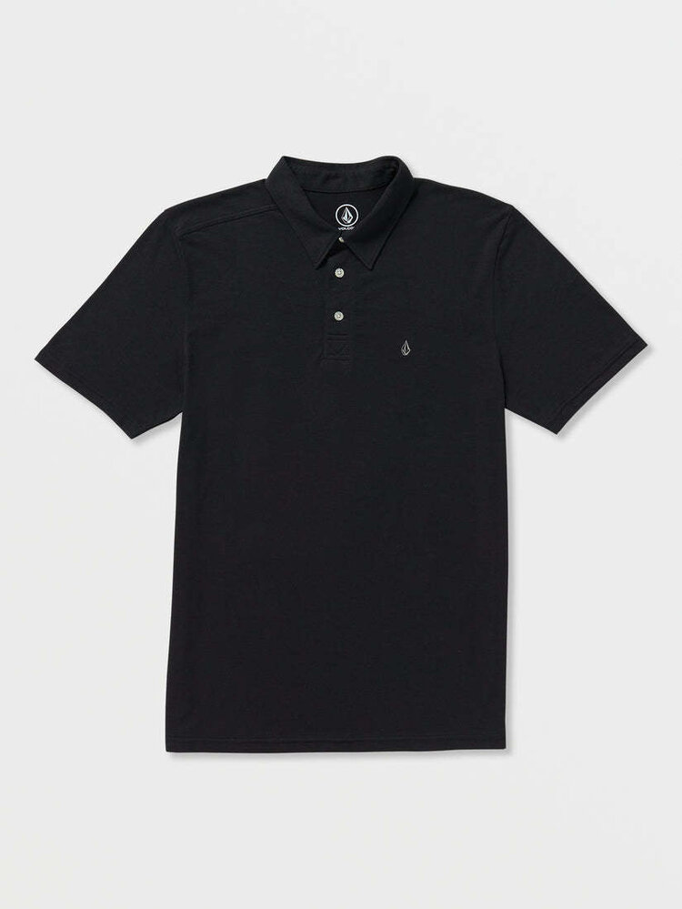 Volcom Volcom Banger S/S Polo (Mens) | Tinted Black