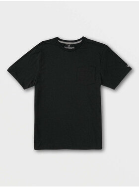 Volcom Volcom Solid Ss Pocket Tee (Mens) | Black