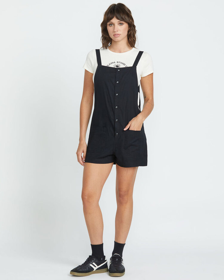 Volcom Volcom Stone Strut Romper (Womens) | Black