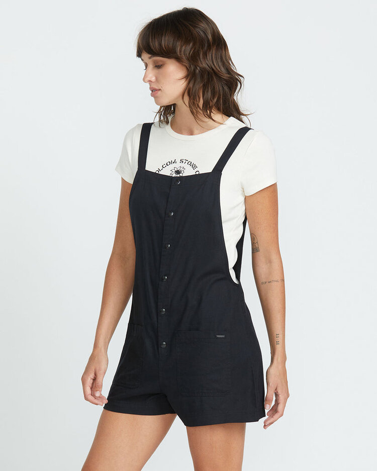 Volcom Volcom Stone Strut Romper (Womens) | Black