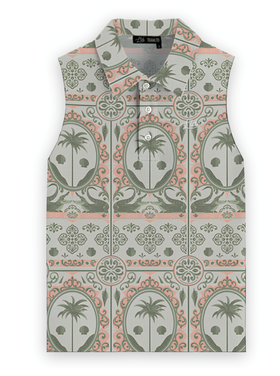 TEAMLTD TEAMLTD Sleeveless Polo (Womens) | Grey Cordoba