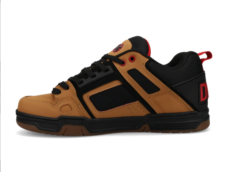 DVS Dvs Comanche (Mens) | Tan/Black/Red/Nubuck