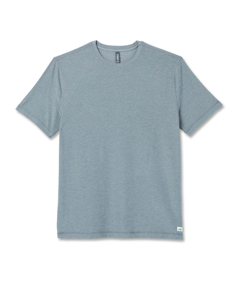 Vuori Vuori Strato Tech Tee (Mens) | Dusty Blue Heather