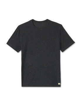 Vuori Vuori Strato Tech Tee (Mens) | Charcoal Heather