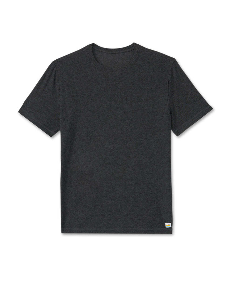 Vuori Vuori Strato Tech Tee (Mens) | Charcoal Heather