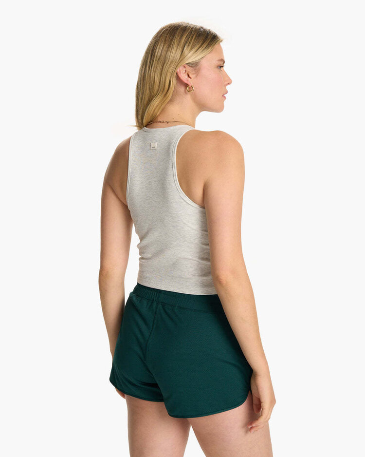 Vuori Vuori Pose Plyo Tank (Womens) | White Heather Grey