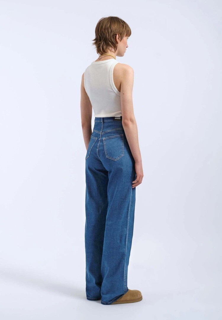 Dr Denim Dr. Denim Moxy Straight Denim (Womens) | Vale Mid Plain