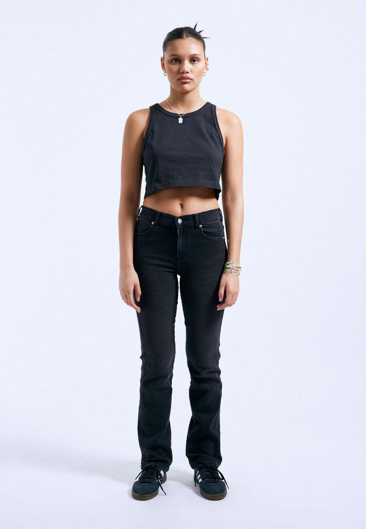 Dr Denim Dr. Denim Lexy Straight Denim (Womens) | Black Mist