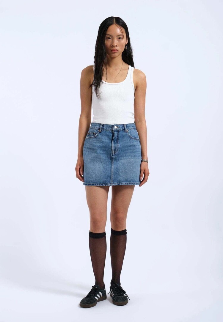 Dr Denim Dr. Denim Arch Skirt (Womens) | Stream Sky Used