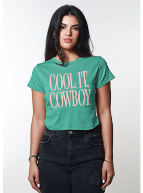 Girl Dangerous Girl Dangerous Cool It Cowboy Baby Tee | Sea Foam
