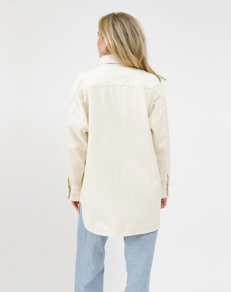 Brunette Brunette Dolly Denim Jacket | Cream