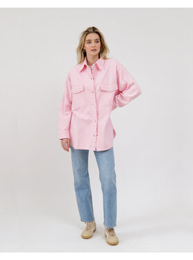 Brunette Brunette Dolly Denim Jacket | Powder Pink