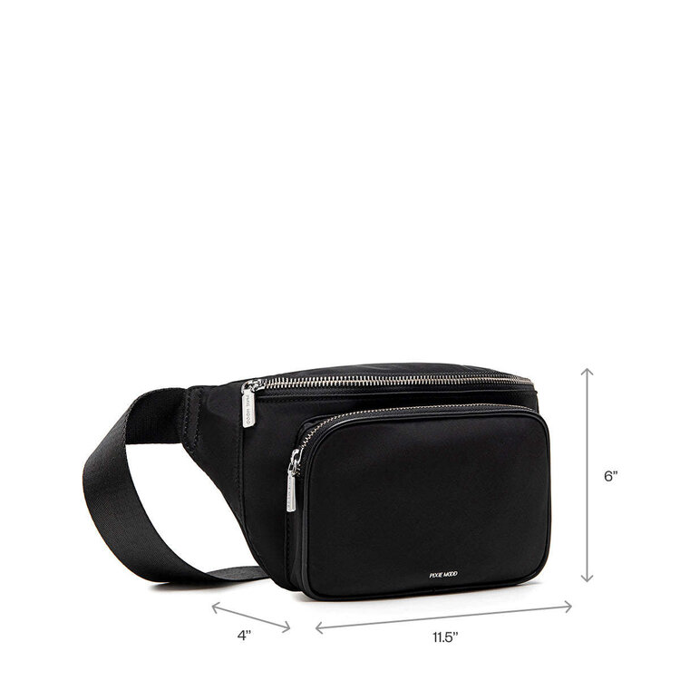 Pixie Mood Pixie Mood Aaliyah Fanny Pack | Black Nylon