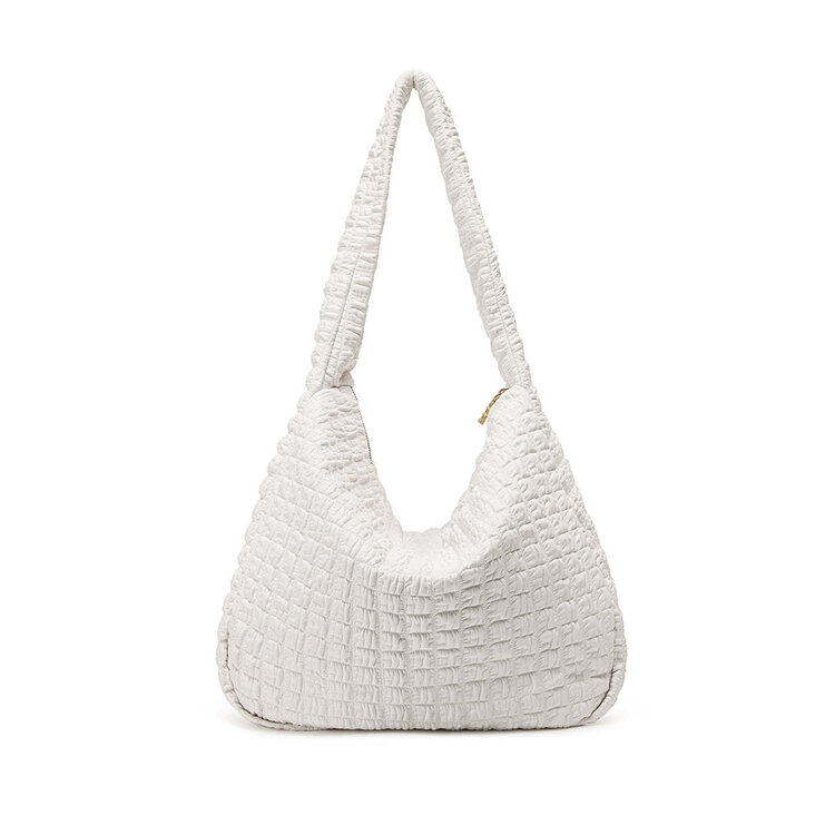 Pixie Mood Pixie Mood Waffle Shoulder Bag (Large) | Coconut Cream