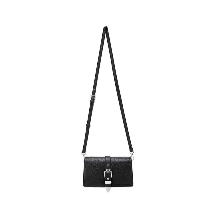 Pixie Mood Pixie Mood Beau Crossbody | Black Pebbled