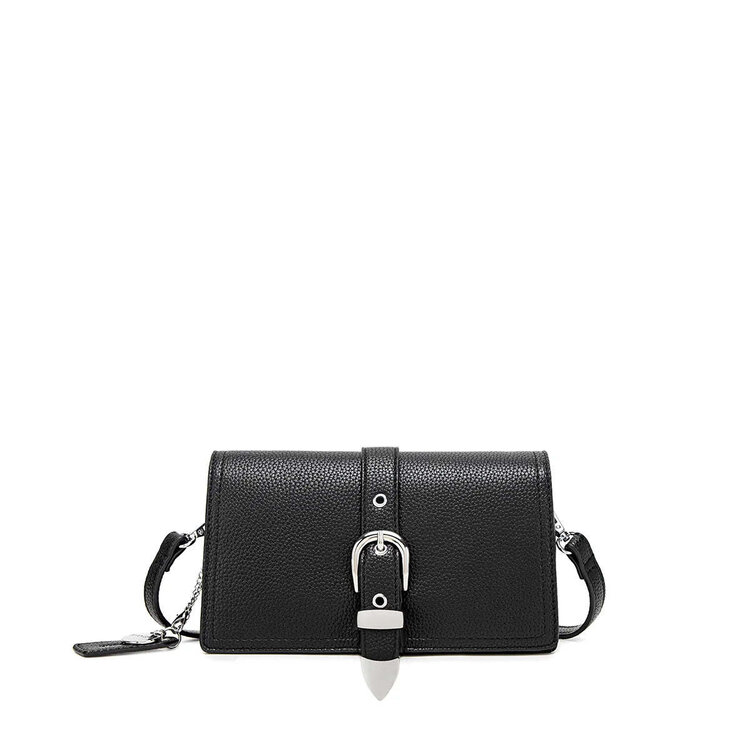 Pixie Mood Pixie Mood Beau Crossbody | Black Pebbled