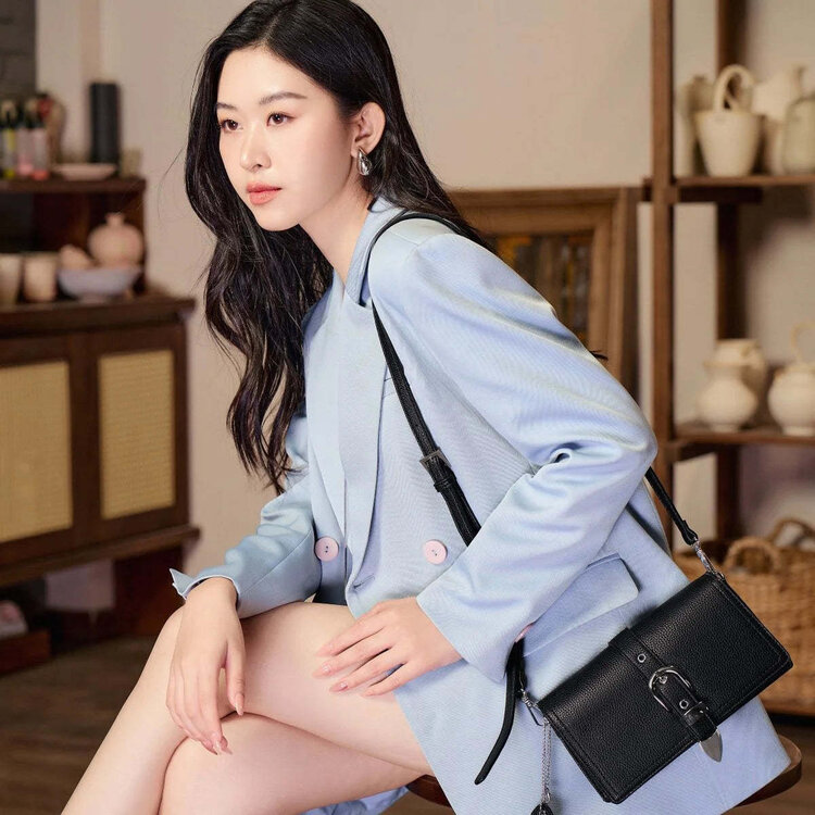 Pixie Mood Pixie Mood Beau Crossbody | Black Pebbled