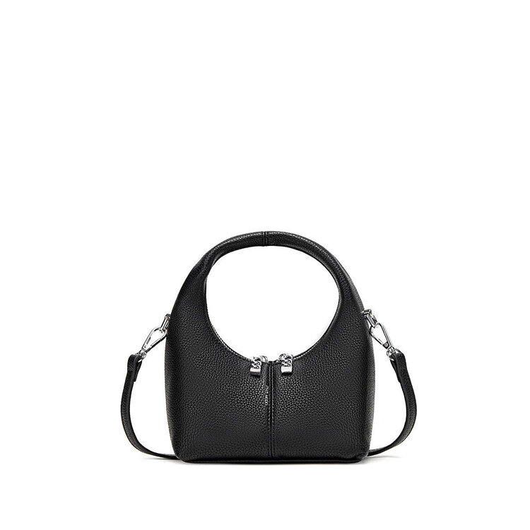 Pixie Mood Pixie Mood Circle Crossbody Bag | Black Pebbled