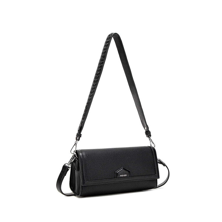 Pixie Mood Pixie Mood Krista Shoulder Bag | Black Pebbled