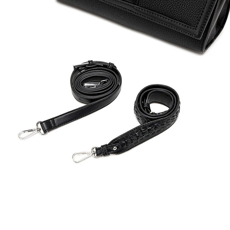 Pixie Mood Pixie Mood Krista Shoulder Bag | Black Pebbled