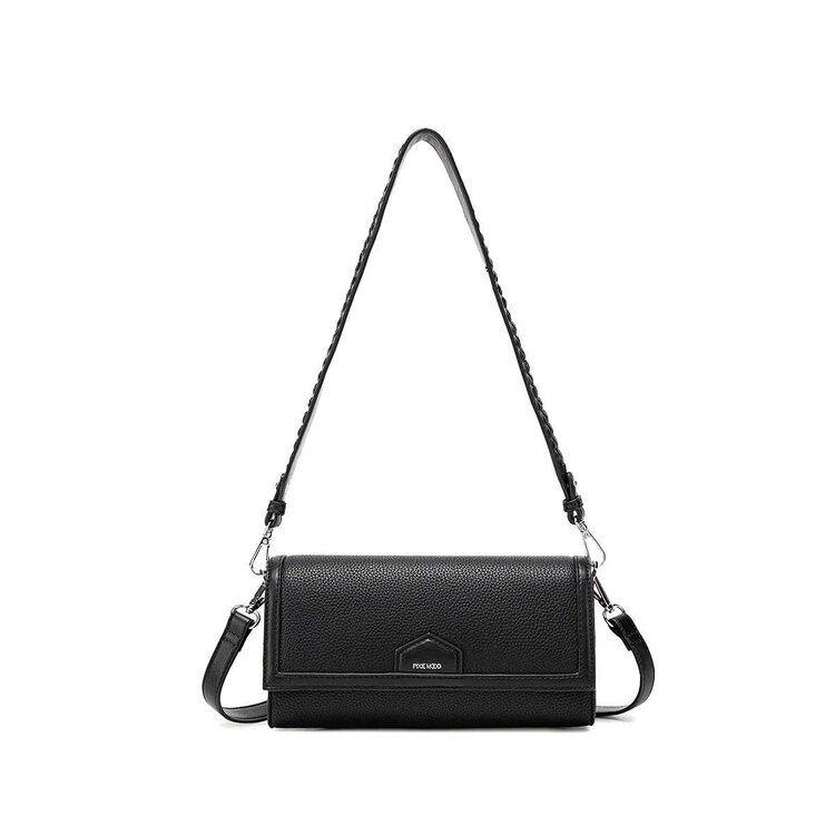 Pixie Mood Pixie Mood Krista Shoulder Bag | Black Pebbled