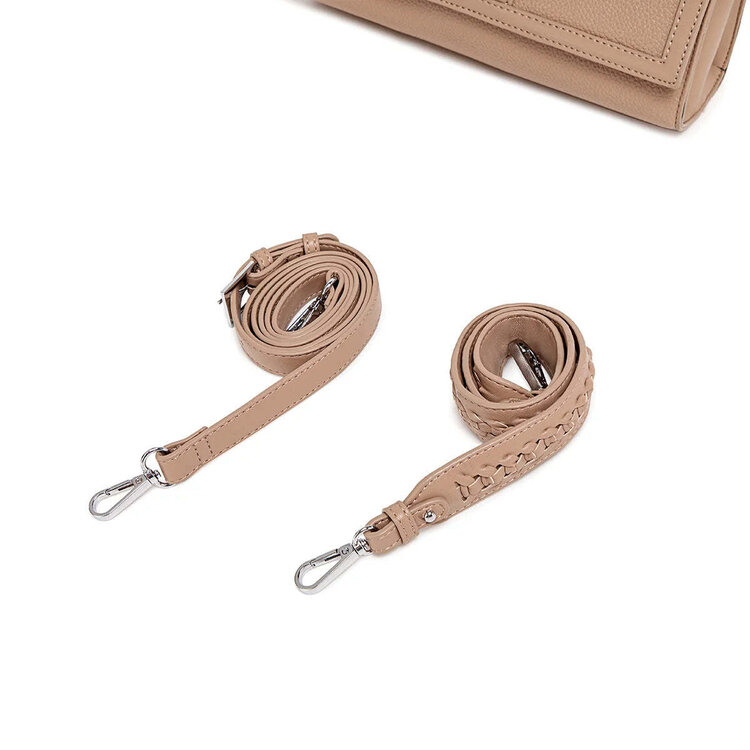 Pixie Mood Pixie Mood Krista Shoulder Bag | Latte Pebbled