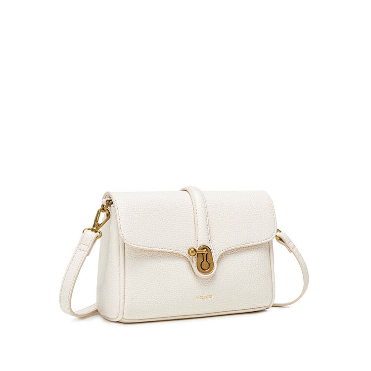 Pixie Mood Pixie Mood Lock Crossbody | Coconut Cream Pebbled