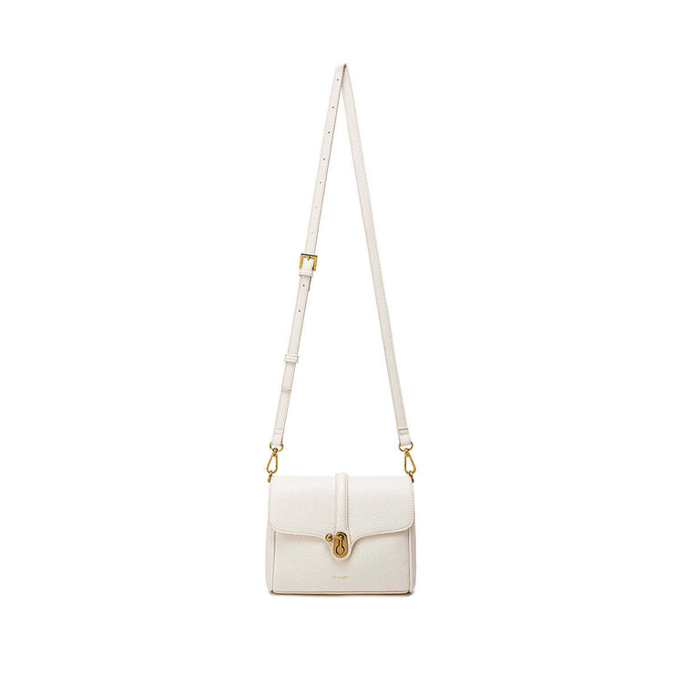 Pixie Mood Pixie Mood Lock Crossbody | Coconut Cream Pebbled