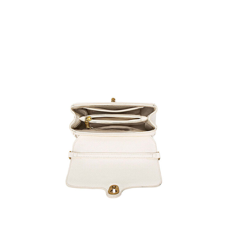 Pixie Mood Pixie Mood Lock Crossbody | Coconut Cream Pebbled