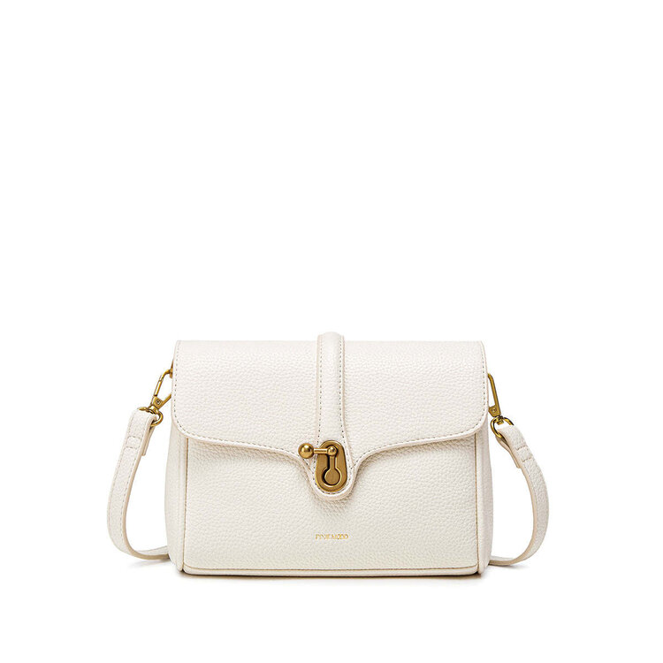 Pixie Mood Pixie Mood Lock Crossbody | Coconut Cream Pebbled