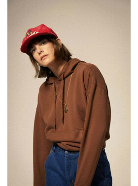 Brixton Brixton Cross Loop Ft Hoodie (Womens) | Pinecone Brown