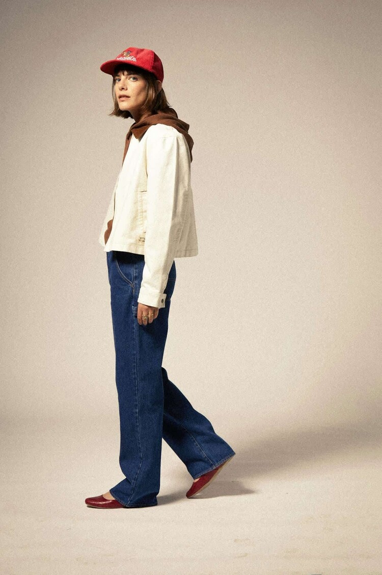 Brixton Brixton Mechanics Garage Zip Jacket (Womens) | Egret White