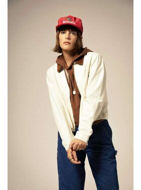 Brixton Brixton Mechanics Garage Zip Jacket (Womens) | Egret White