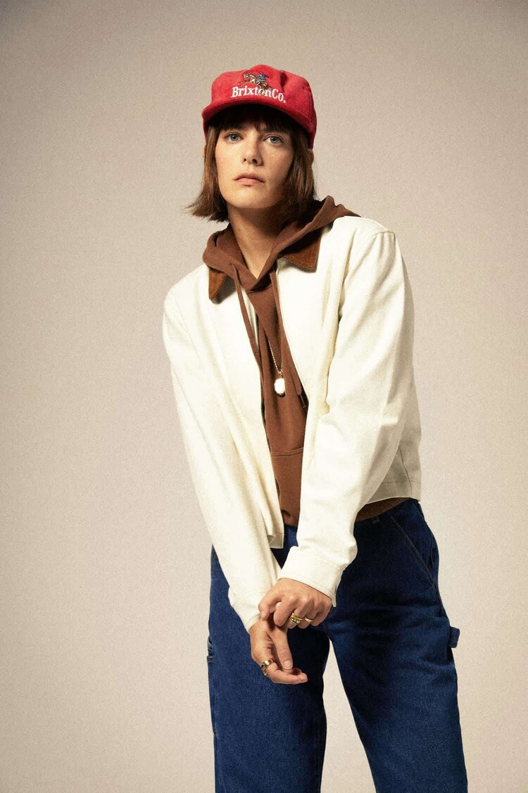 Brixton Brixton Mechanics Garage Zip Jacket (Womens) | Egret White