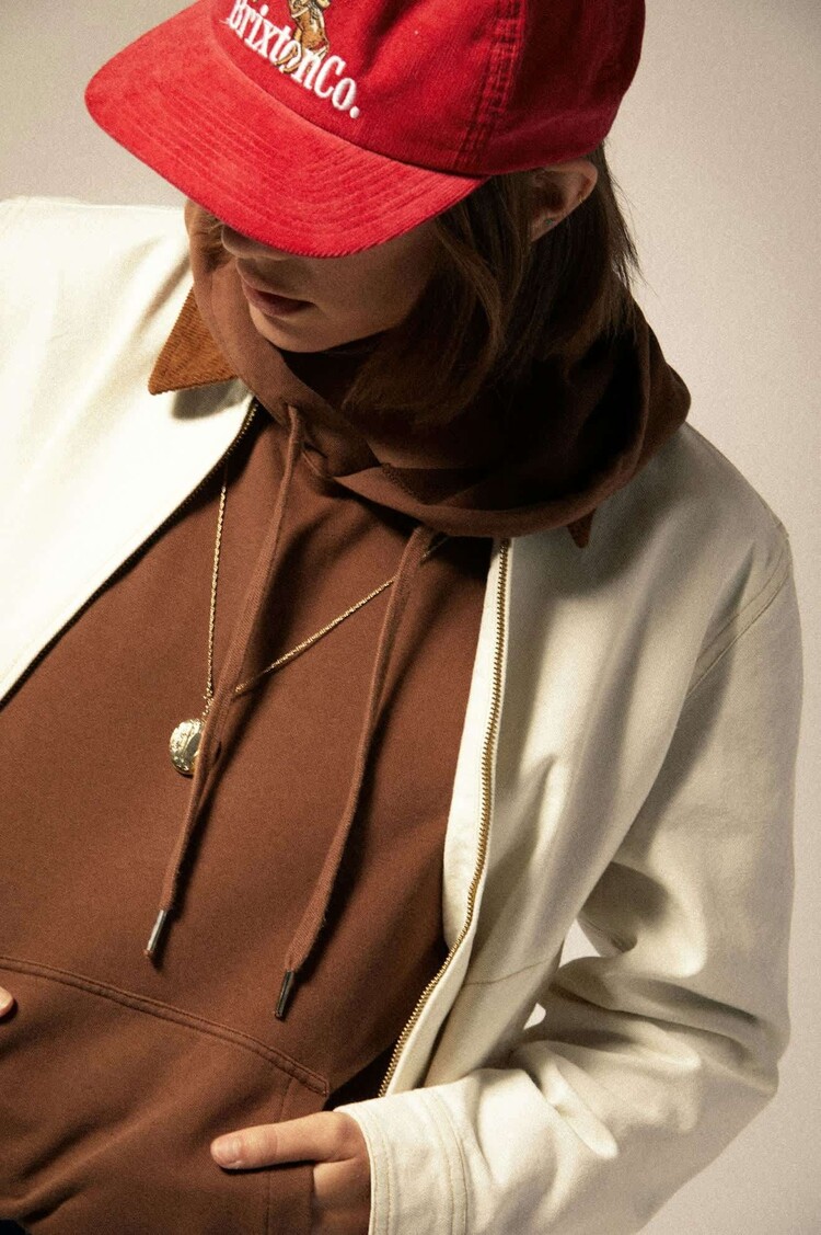 Brixton Brixton Mechanics Garage Zip Jacket (Womens) | Egret White