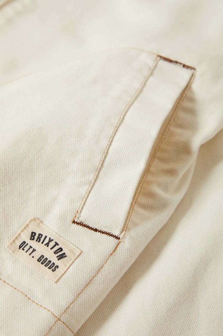 Brixton Brixton Mechanics Garage Zip Jacket (Womens) | Egret White