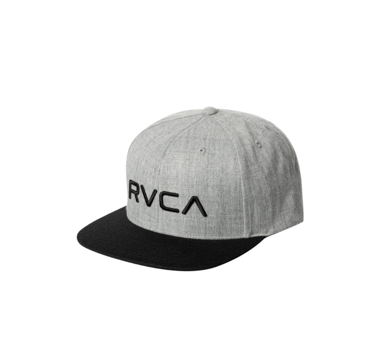 RVCA Rvca Rvca Twill Snapback Ii (Mens) | Heather Grey/Black